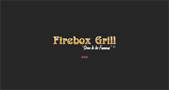Desktop Screenshot of fireboxgrill.com